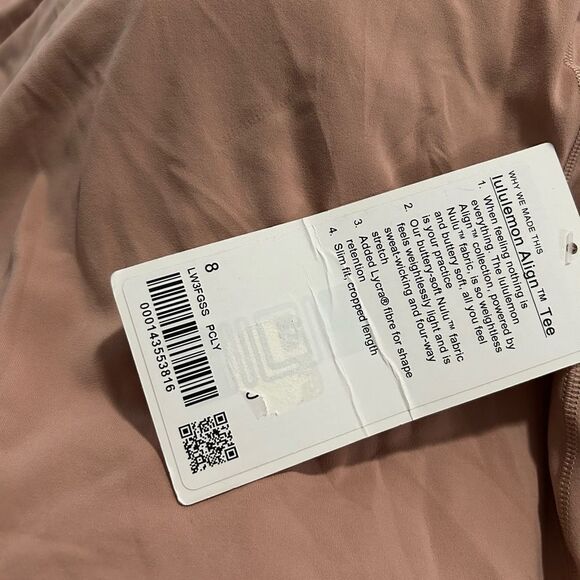 NWT Lululemon Align T-Shirt
Pink Clay - Picture 9 of 16